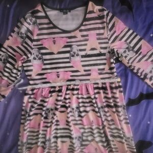 Long Empire Waist Dress XL